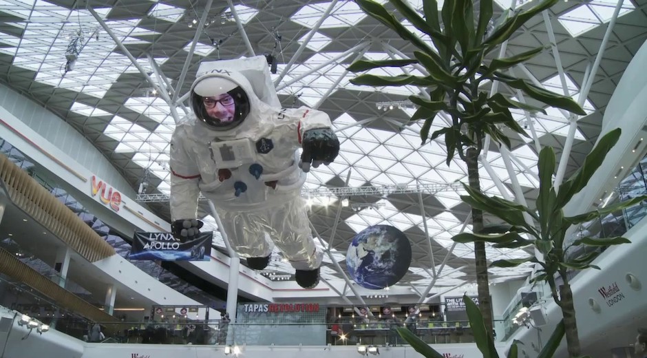Lynx Apollo astronaut takes over Westfield shopping centre with experiential digital OOH campaign