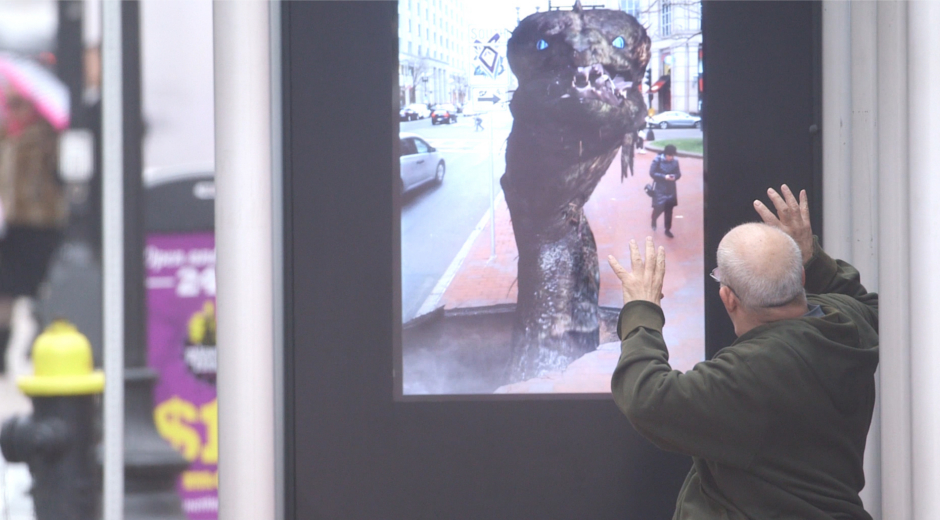 shadowhunters augmented reality bus stop digital ooh