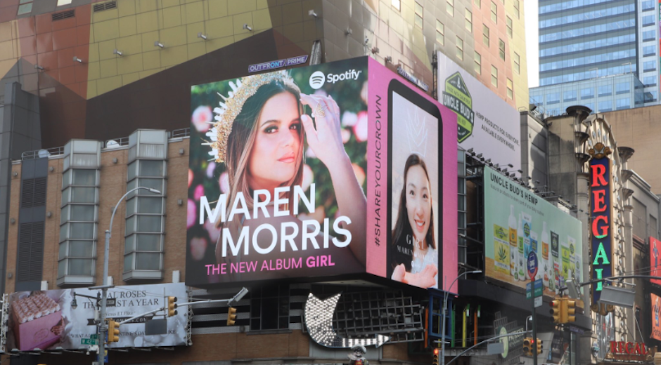 Spotify Maren Morris Digital OOH